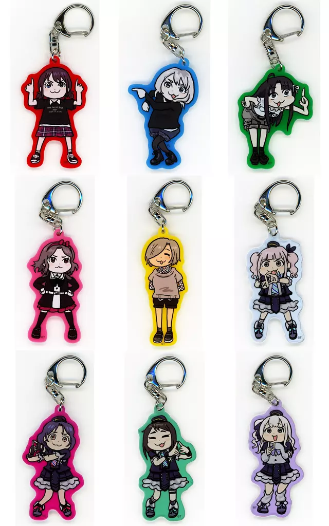 全9種セット 「ガールズバンドクライ トレーディングアクリル 描き起こしデフォルメ」