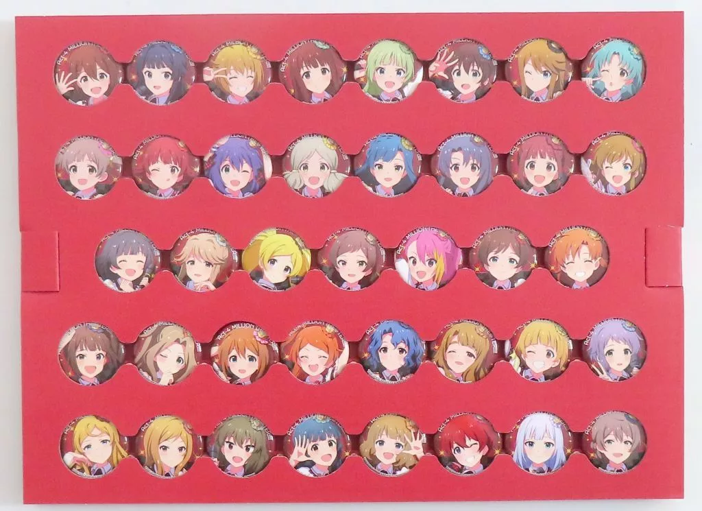 [単品] 集合 ミニ缶マグネットセット(39個セット) 「Blu-ray THE IDOLM＠STER MILLION LIVE! 10thLIVE TOUR Act-4 MILLION THE＠TER!!!! アソビストア特装版」 同梱特典