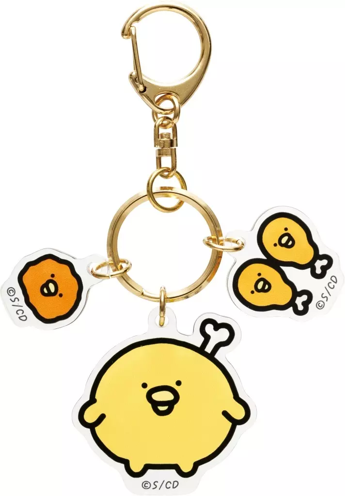 集合 からあげLOVEテーマ あげものはつみじゃない アクリルチャーム 「チキップダンサーズ」