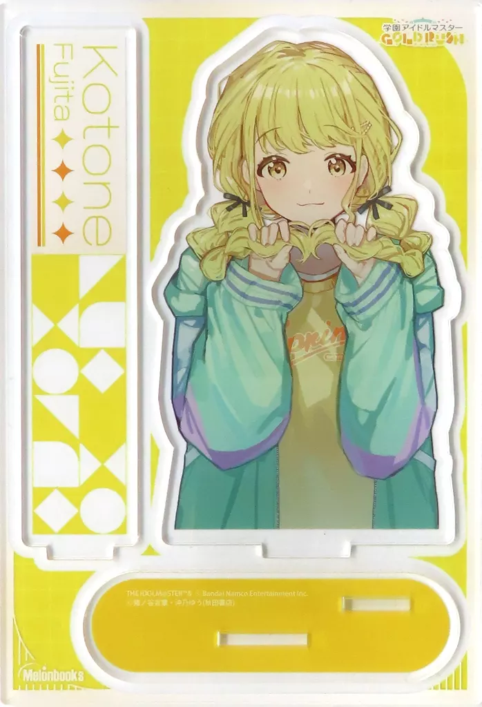 [単品] 藤田ことね アクリルスタンドフィギュア 「コミックス 学園アイドルマスター GOLD RUSH 1巻 メロンブックス限定版A」 同梱特典