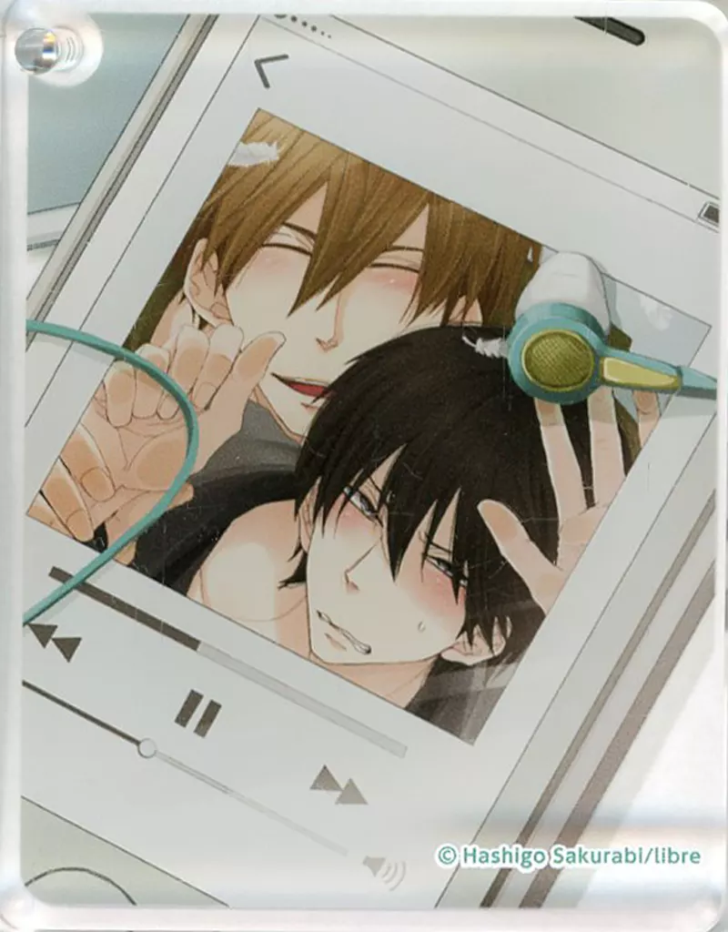 東谷准太＆西條高人(ドラマCDジャケット1) 「抱かれたい男1位に脅されています。×animatecafe メモリアルカフェ トレーディングCoLotta(トレーディングアクリルプレート)」