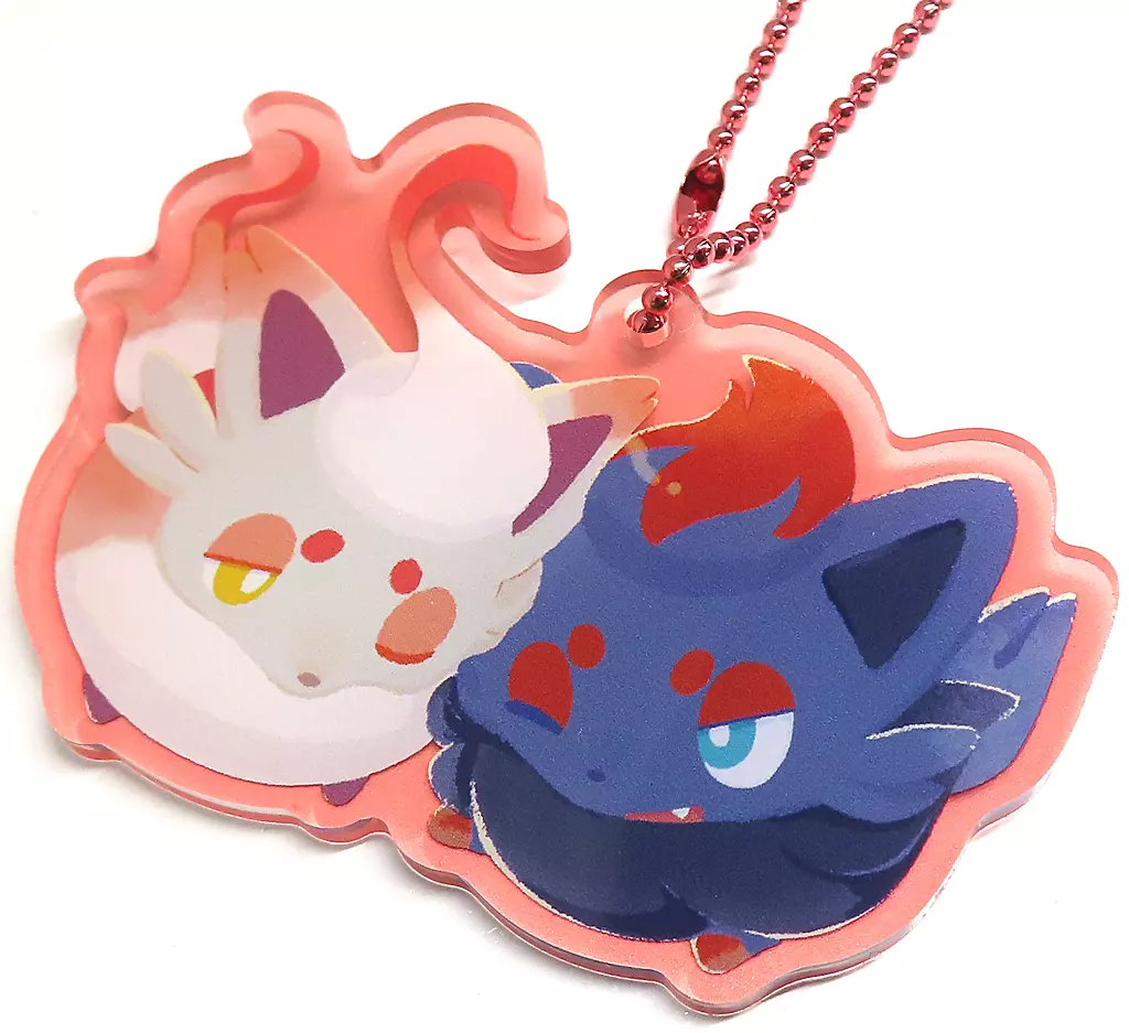 ゾロア＆ヒスイゾロア 「ポケットモンスター アクリルチャームコレクション にたものどうし」
