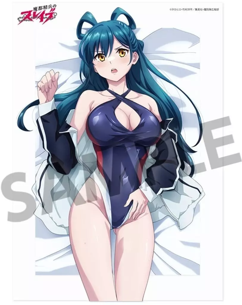 東日万凛(競泳水着 ver. A) 描き下ろしビジュアルアクリルプレート 「魔都精兵のスレイブ」