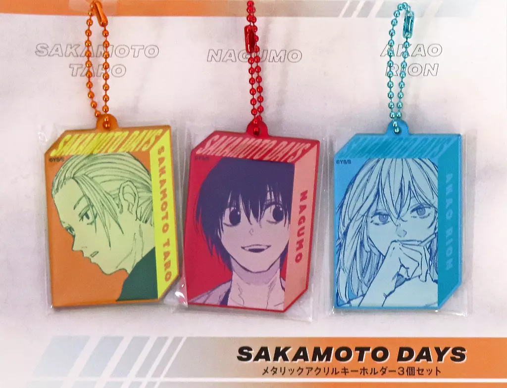 坂本太郎/南雲/赤尾リオン メタリックアクリル3個セット 「SAKAMOTO DAYS」