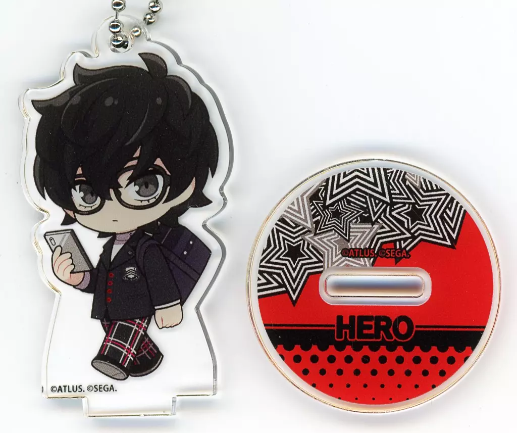 主人公(P5R) 制服ver. 「ペルソナ5 ザロイヤル ＆ ペルソナ5The Phantom X×Animax Cafe+ トレーディングアクリルスタンド」
