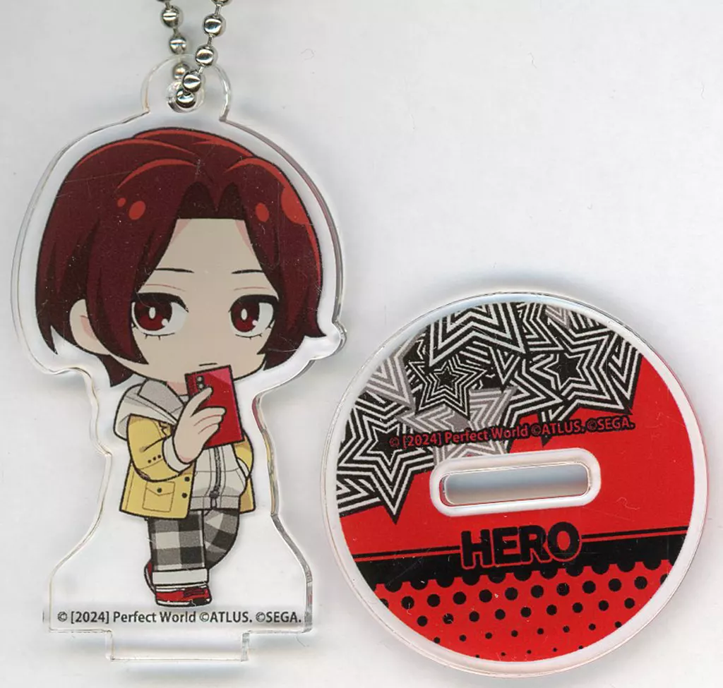 主人公(P5X) 私服ver. 「ペルソナ5 ザロイヤル ＆ ペルソナ5The Phantom X×Animax Cafe+ トレーディングアクリルスタンド」