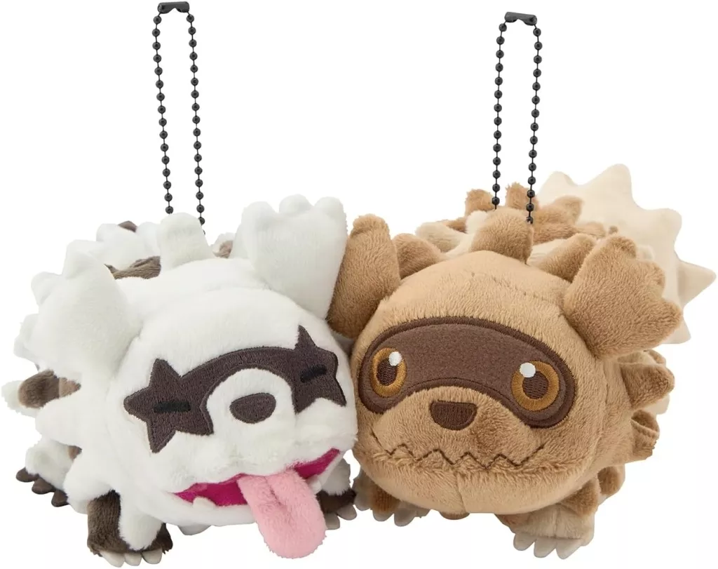 ジグザグマ＆ガラルジグザグマ 磁石でくっつくペアマスコット にたものどうし 「ポケットモンスター」