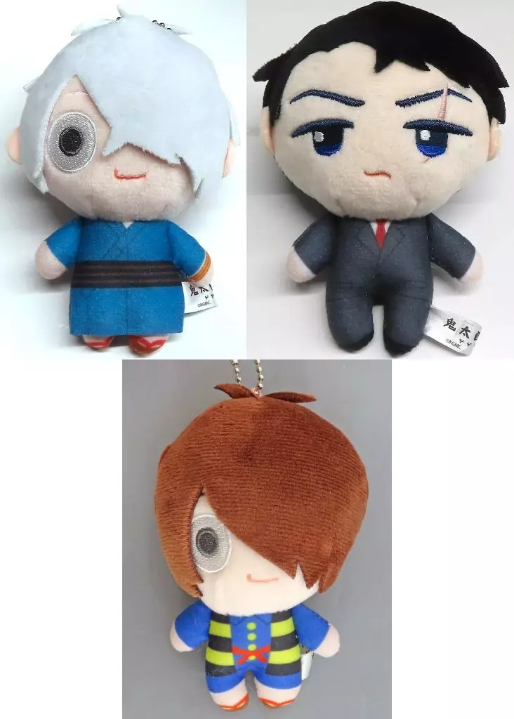 全3種セット ミニぬいぐるみ 「鬼太郎誕生 ゲゲゲの謎」 カプコン限定