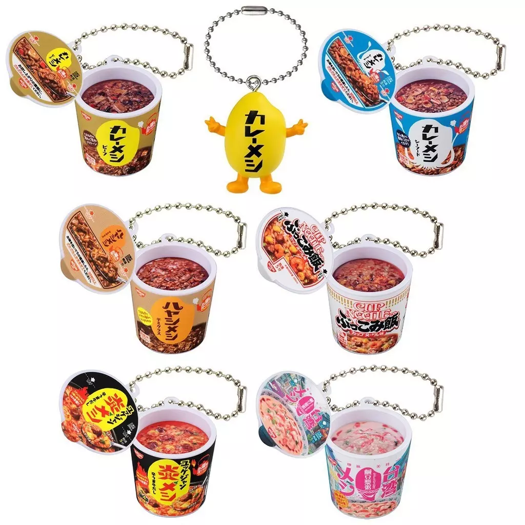 全7種セット 「日清のカップメシ ミニチュアチャーム」