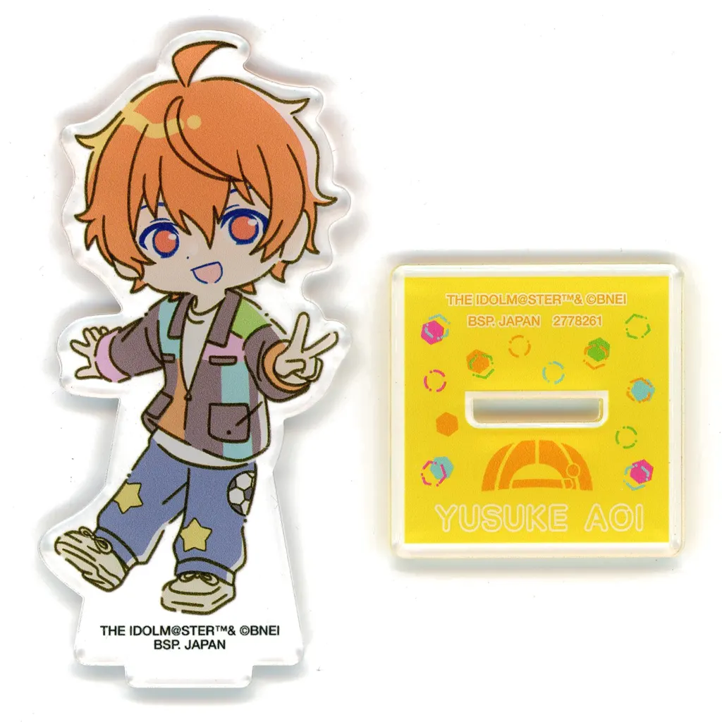 蒼井悠介 のすたるぽっぷ スタンド付きアクリルプレートvol.3 「アイドルマスター SideM」 ナムコ限定