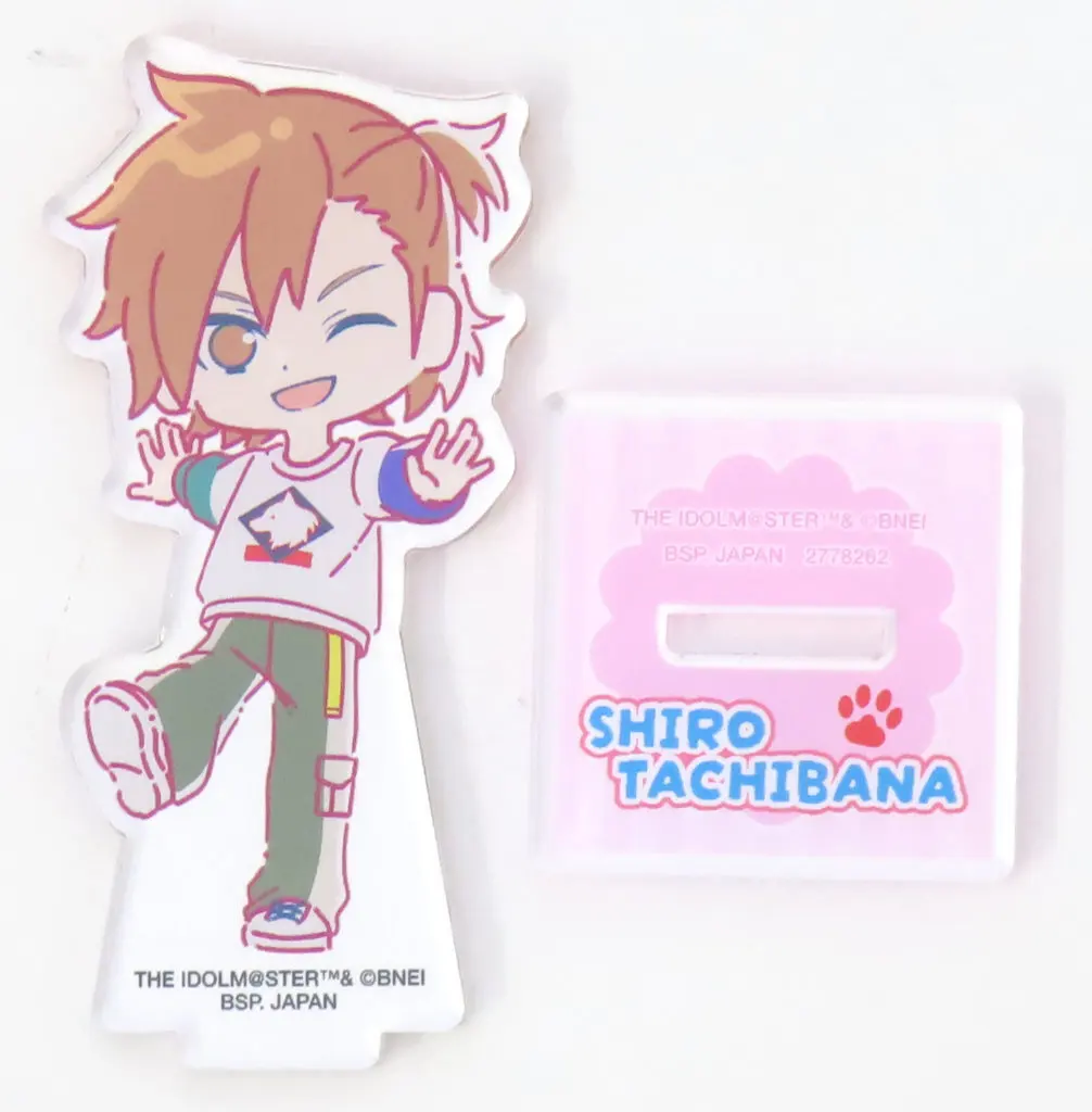 橘志狼 のすたるぽっぷ スタンド付きアクリルプレートvol.4 「アイドルマスター SideM」 ナムコ限定