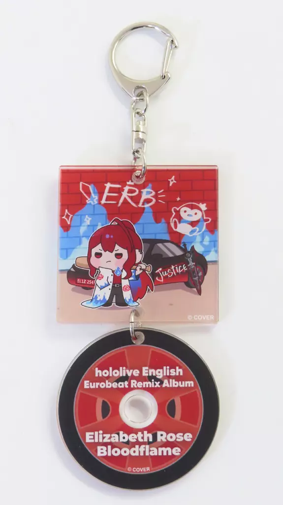 エリザベス・ローズ・ブラッドフレイム ユーロビートアクリル 「バーチャルYouTuber ホロライブEnglish Eurobeat Remix Albumグッズ」