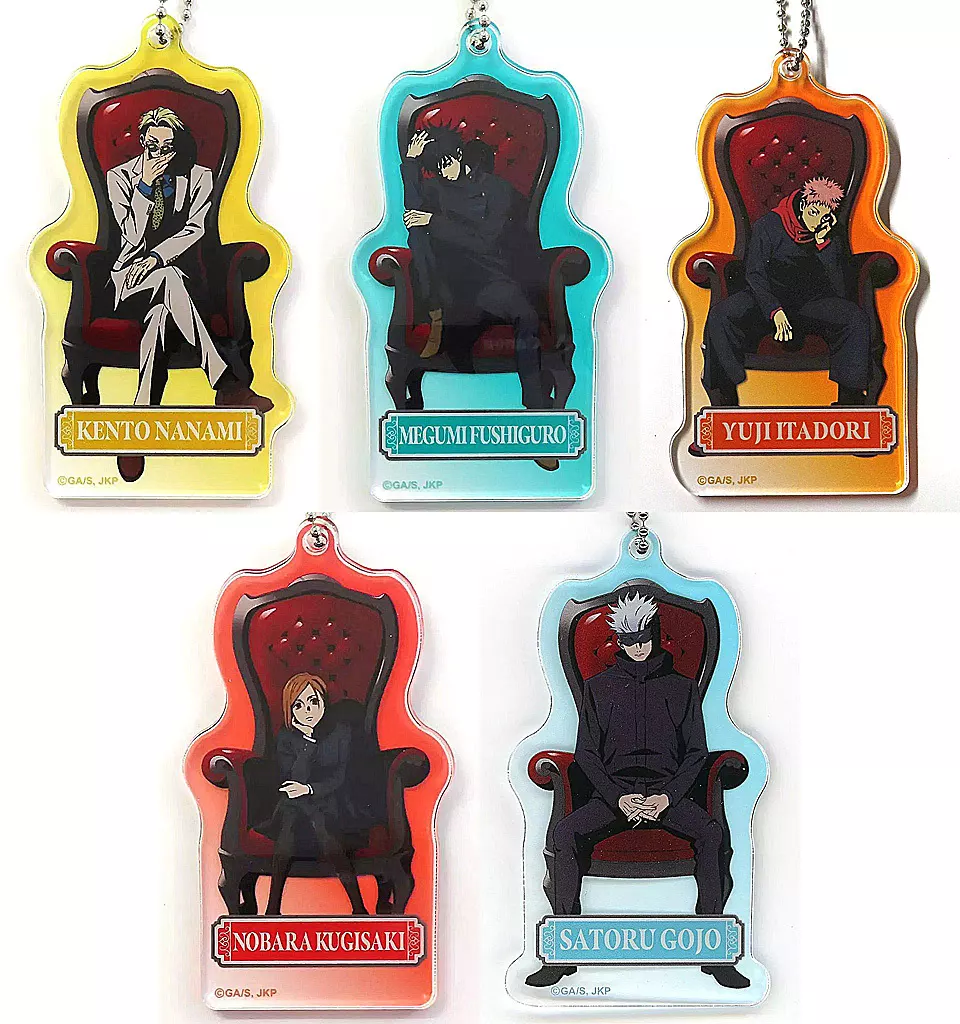 全5種セット 「呪術廻戦 TDアクリル ～Chair：Red～」