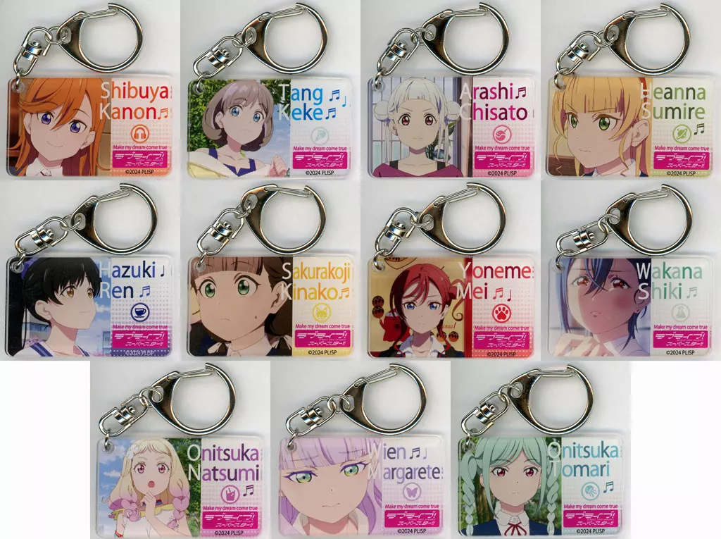 全11種セット 「ラブライブ!スーパースター!! O.A.M.C. アクキーコレクション」