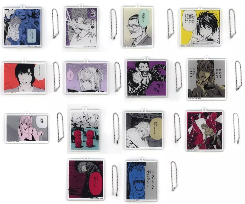 全14種セット アクリル 「DMMくじ 原作 『DEATH NOTE』」 E賞