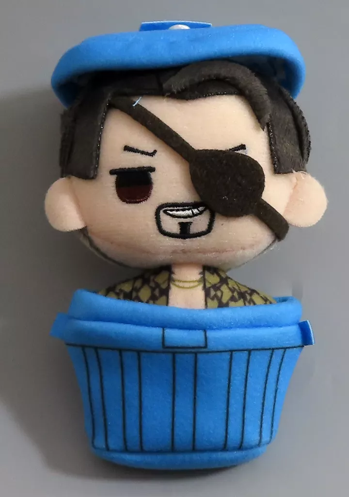 キーホルダー　ゴミ箱から真島 どこでも真島ぬいマスコット 「セガ ラッキーくじ 『龍が如く』 真島吾朗 HISTORY」 C賞