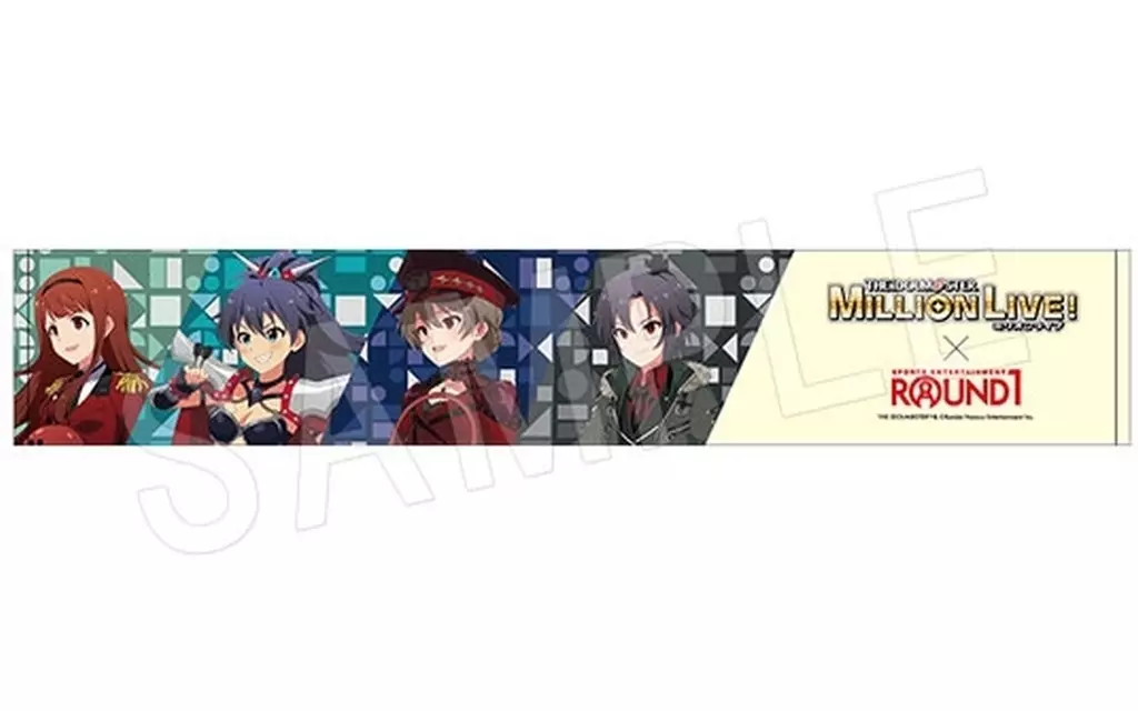 デストルドー マフラータオル ROUND1コラボver. 「アイドルマスター ミリオンライブ!」