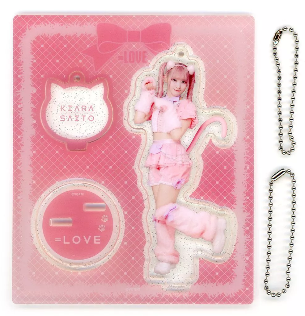 イコラブ　齋藤樹愛羅　ラメアクリルスタンドキーホルダー　2種　未使用 Yahoo!オークション - 齋藤樹愛羅 1点 ラメアクリルスタンドキーホルダ