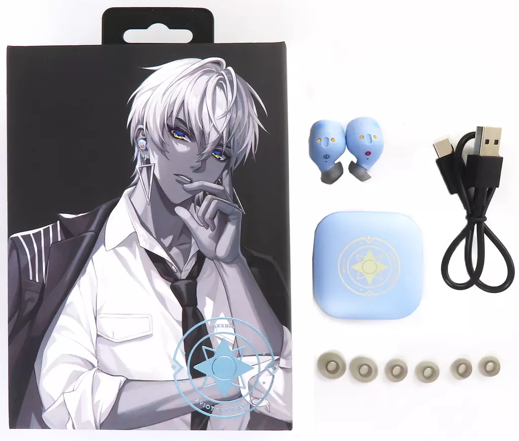 イブラヒム ワイヤレスイヤホン 「バーチャルYouTuber にじさんじ×AVIOT」(本体不備(中))