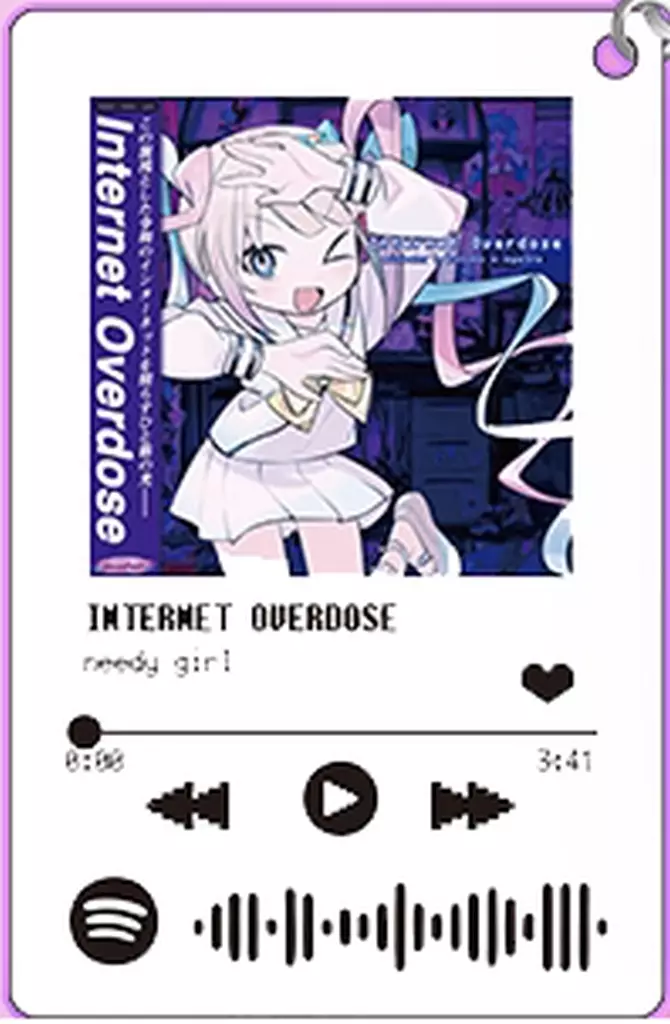 超てんちゃん(INTERNET OVERDOSE) 「NEEDY GIRL OVERDOSE 激エモCDアクキー」