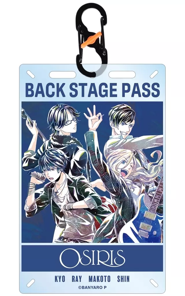 OSIRIS Ani-Art カラビナ付きカード型アクリル 「バンドやろうぜ!」