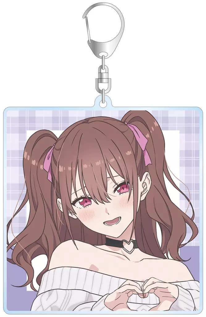橘美花莉 描き下ろし チェック柄コーデver. BIGアクリル 「2.5次元の誘惑」