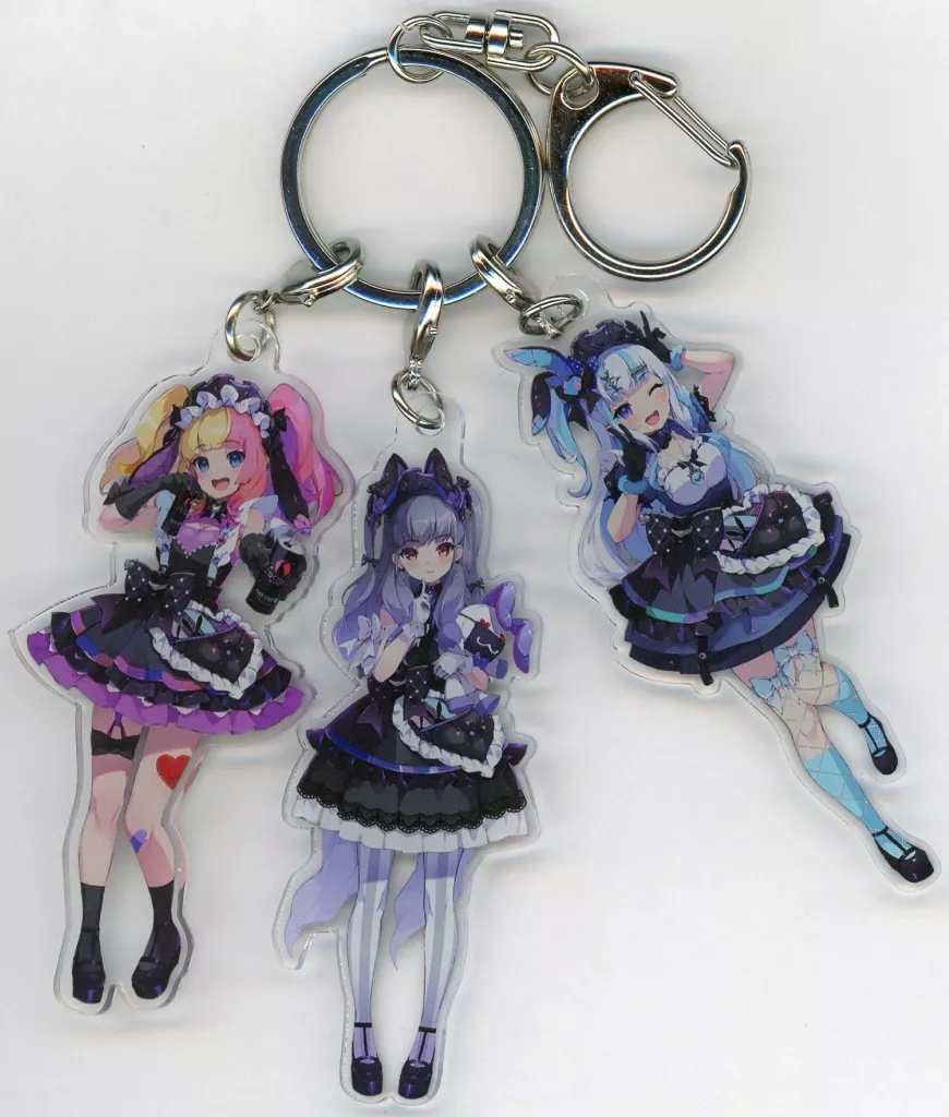 集合 アクリル3種セット 「バーチャルYouTuber こねくとぴあ 2期生キービジュアルグッズ」