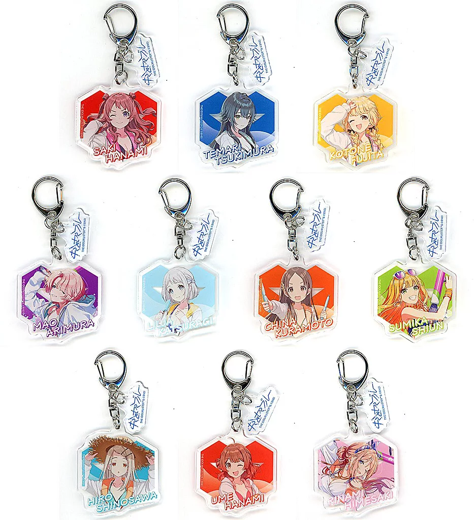 全10種セット 「学園アイドルマスター パーツ付きアクリル 01.’24夏ver.」