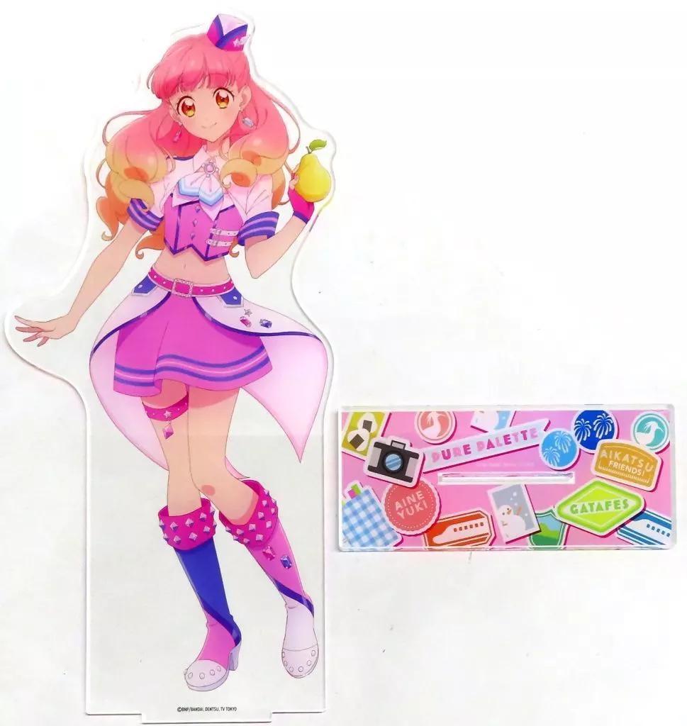 アクリルスタンド・アクリルパネル　友希あいね 描きおろし 超デカアクリルスタンド 「アイカツフレンズ!×がたふぇす」