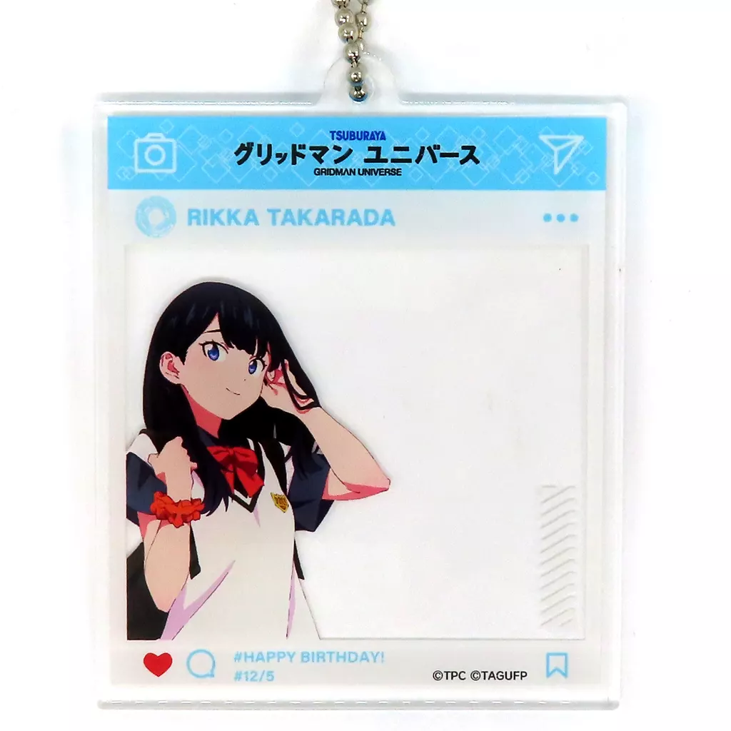 宝多六花 -SSSS.BIRTHDAY- アクリルフォトフレーム 「劇場版 グリッドマン ユニバース×AMO CAFE」 AMO CAFE WEBSHOP限定