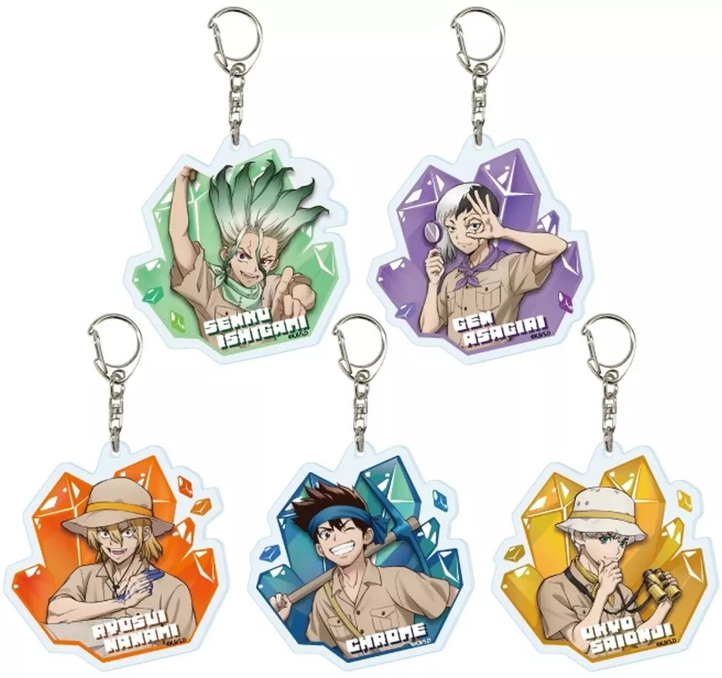 全5種セット 「アクリル Dr.STONE 09.探検家ver. 描き下ろしイラスト」