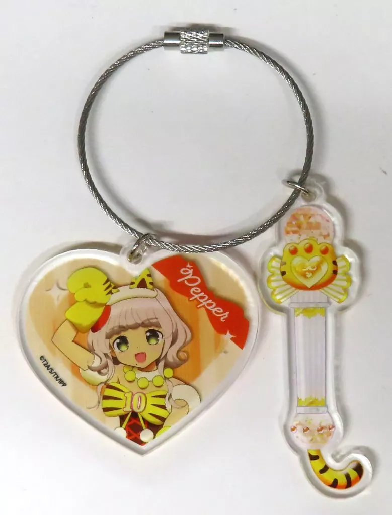 太陽ペッパー 「プリティーシリーズ プリパラ10周年記念 帰ってきた 大プリパラ展 トレーディング2連アクリル2」
