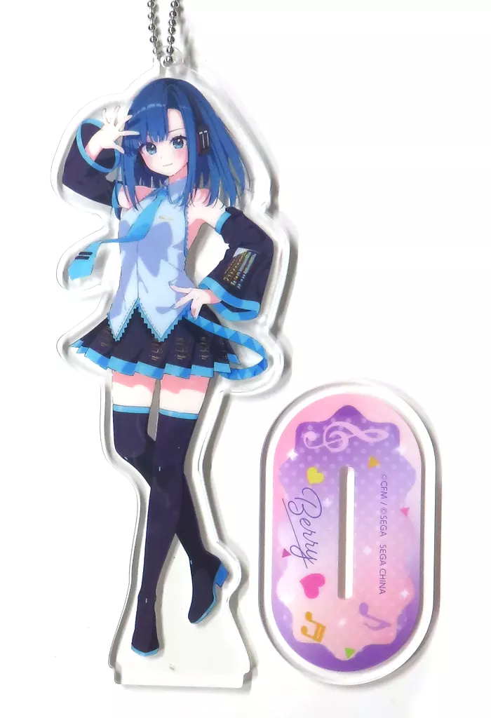 ベリー スタンド付クリアキーチェーン“初音ミク＆ラブ and ベリー” 「初音ミク×オシャレ魔女 ラブ and ベリー」