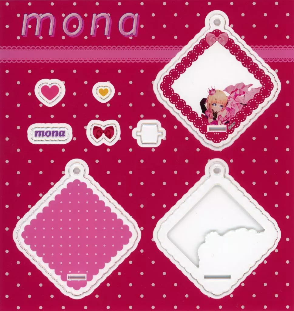 mona(完全生産限定盤) シャカシャカアクリル 「mona feat.HoneyWorks 2nd Album 超絶あざといお前らの姫 発売記念くじ」 B賞