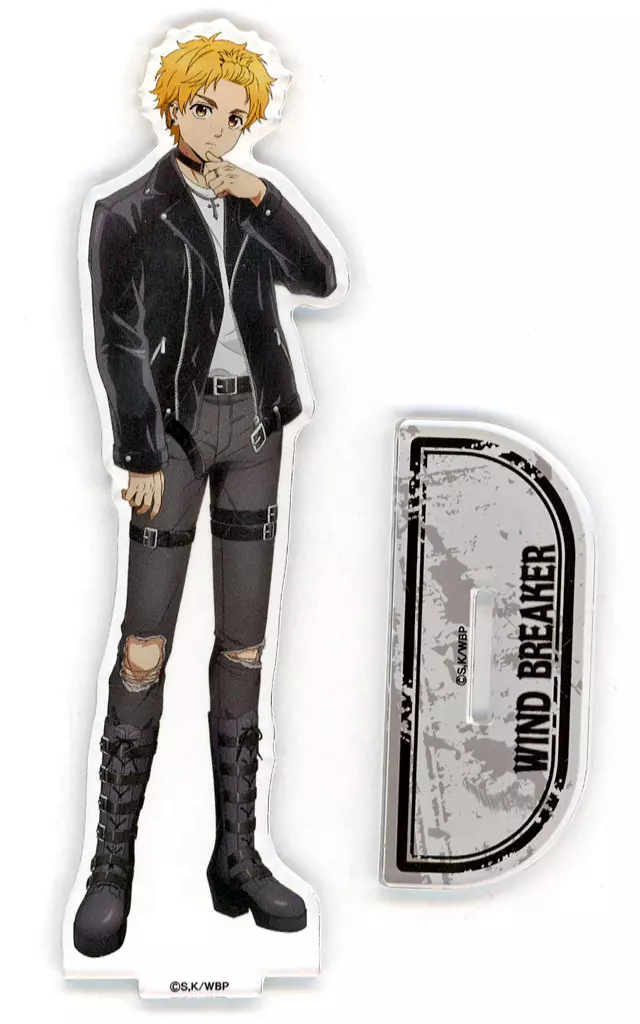 楡井秋彦 アクリルスタンド ロックレザー 「WIND BREAKER Rock Leather Cafe in TreeVillage」_image