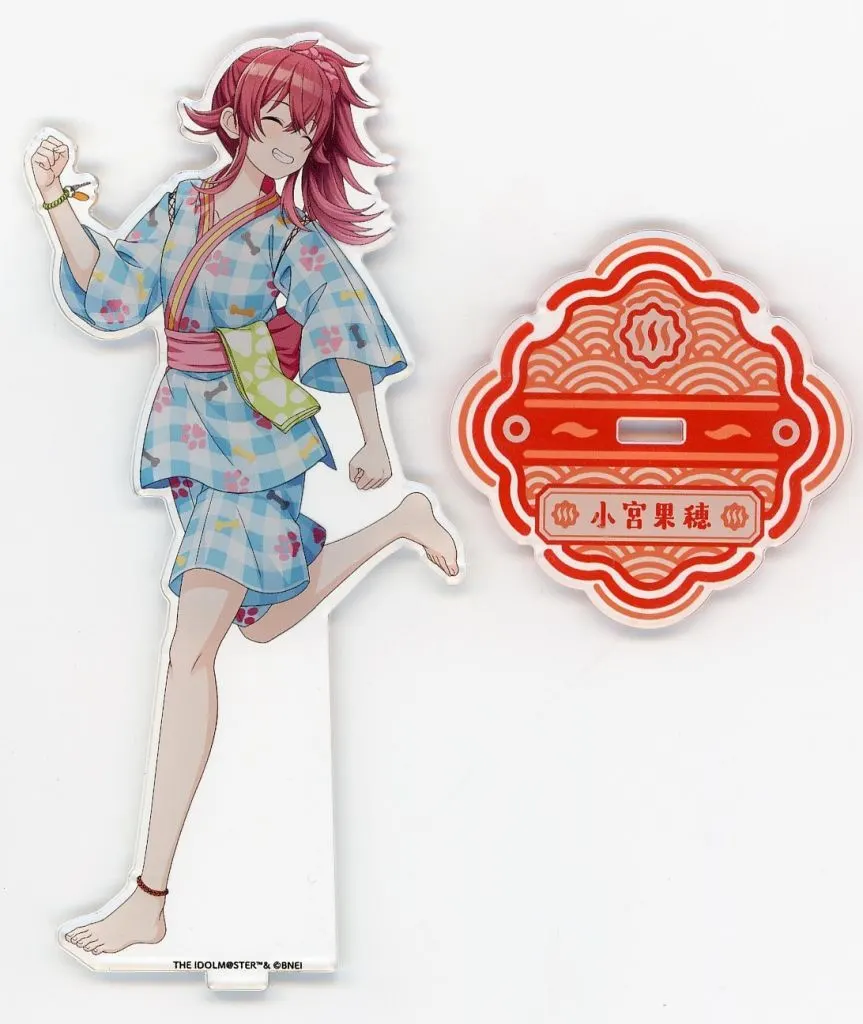 小宮果穂 描き下ろしアクリルスタンド ぽかぽか湯めぐりあふたー 「アイドルマスター シャイニーカラーズ×横浜みなとみらい 万葉倶楽部 放課後クライマックスガールズ ぽかぽか湯めぐりあふたー」