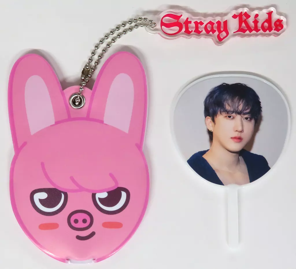 チャンビン ランダムミニうちわ(チャーム：レッド) DWAEKKI 「Stray Kids World Tour ＜ dominATE JAPAN ＞」