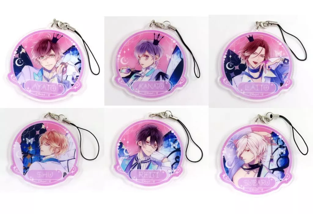 全6種セット アクリル 「DIABOLIK LOVERS Violet Dreamくじ Type A」 C賞