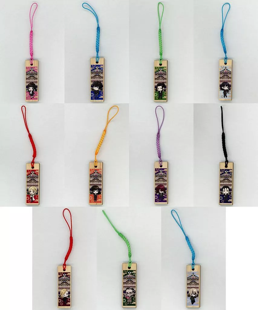 全11種セット 「PSYCHO-PASS サイコパス 京都南座歌舞伎ノ舘 木札根付ストラップコレクション」