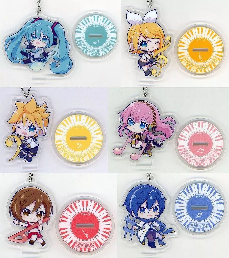 全6種セット プレートぬーどるストッパー 「フリューくじ 初音ミク ぬーどるストッパーフィギュア」 F賞