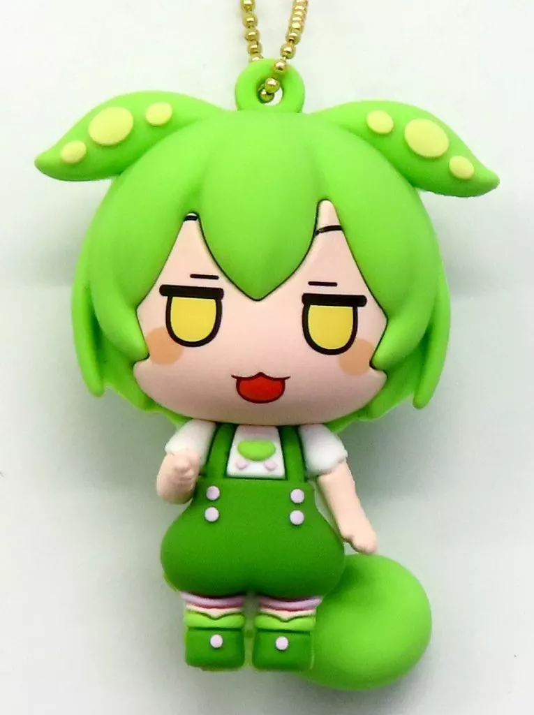 ずんだもん(B/ジト目) ラバーマスコット 「東北ずん子・ずんだもんプロジェクト」