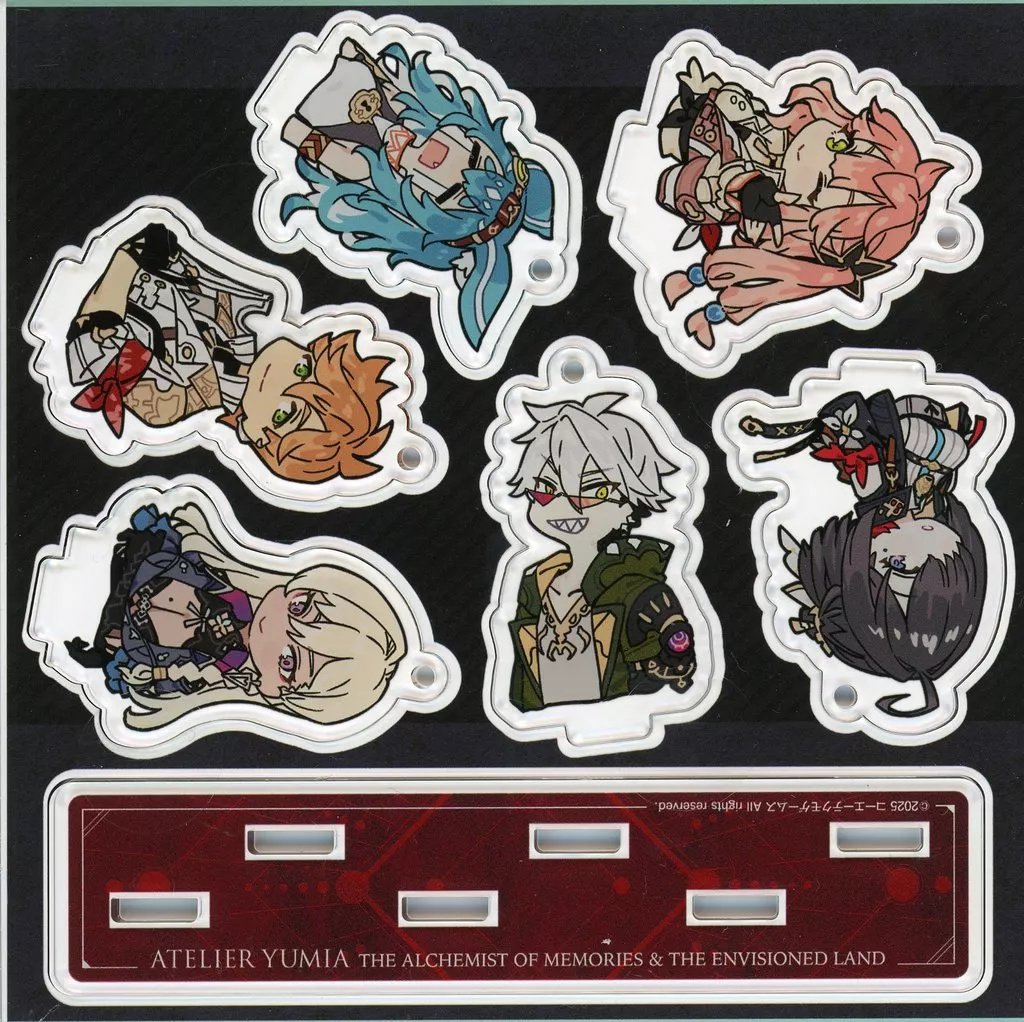 集合 飾れる!アクリル6種セット 「PS5/PS4/Switch/PCソフト ユミアのアトリエ ～追憶の錬金術士と幻創の地～ スペシャルコレクションボックス」 同梱特典