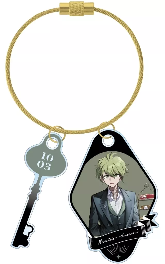 天海蘭太郎(メイド＆執事ver.) 緜さんイラスト 2連ワイヤーアクリル 「ダンガンロンパシリーズ」