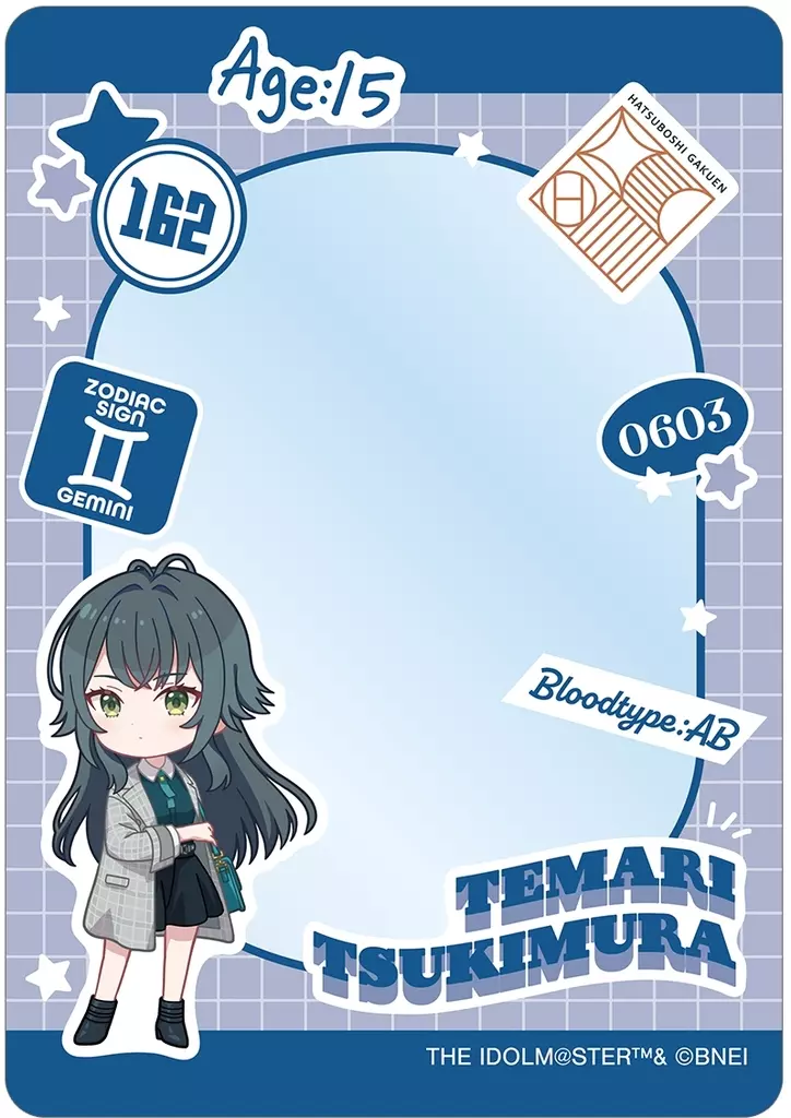 月村手毬 B8硬質カードケース 「学園アイドルマスター」