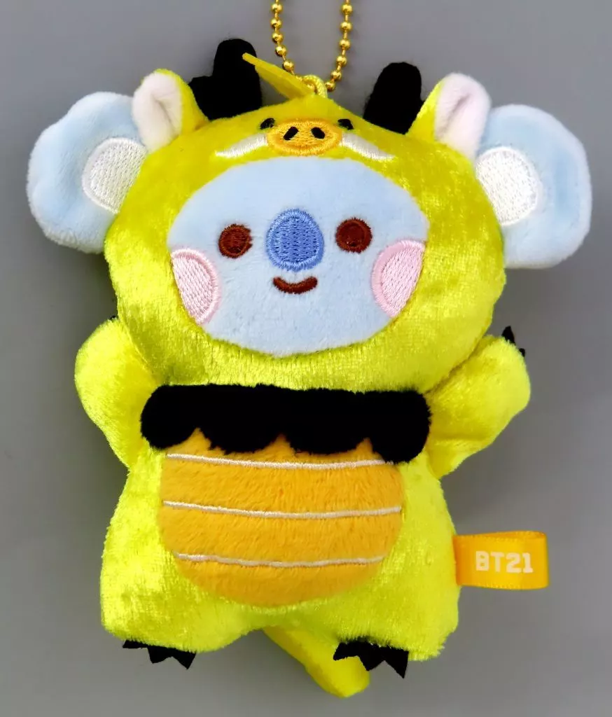 KOYA(アールエム) Little Friends カラードラゴン マスコット イエロー 「BT21」 ロフト限定