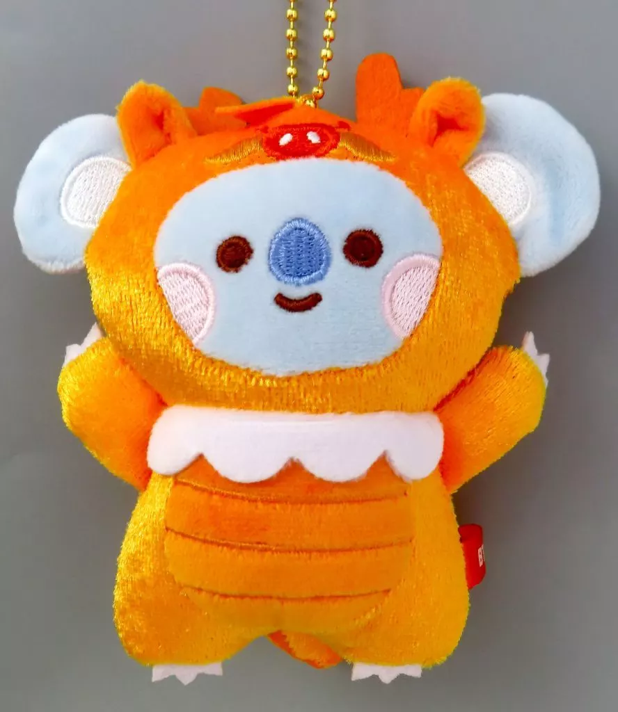 KOYA(アールエム) Little Friends カラードラゴン マスコット オレンジ 「BT21」