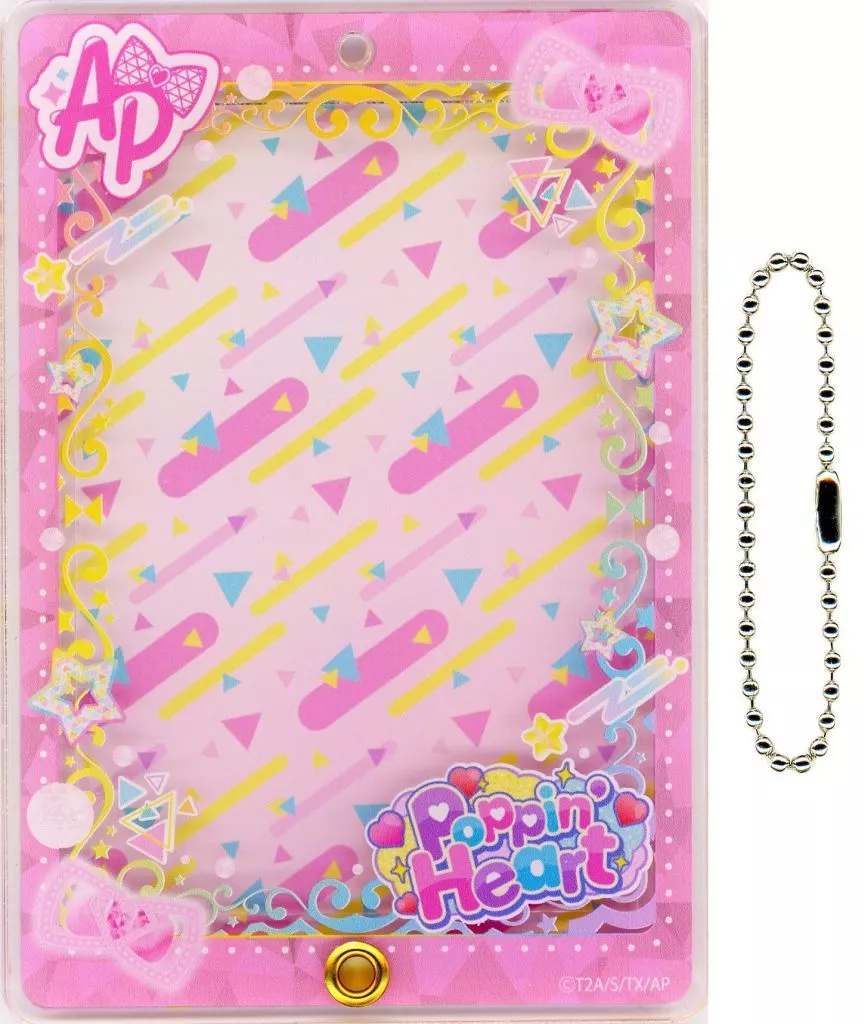 ポッピンハート カードケースチャーム 「DMMスクラッチ! アニメ ひみつのアイプリ スクラッチ」 B-1賞