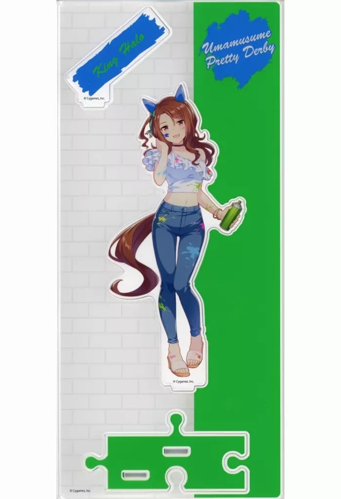 アクリルスタンド・アクリルパネル　キングヘイロー アクリルスタンド～ペインタースタイル～ 「ウマ娘 プリティーダービー NAMCO Promotion third キャラポップストア」
