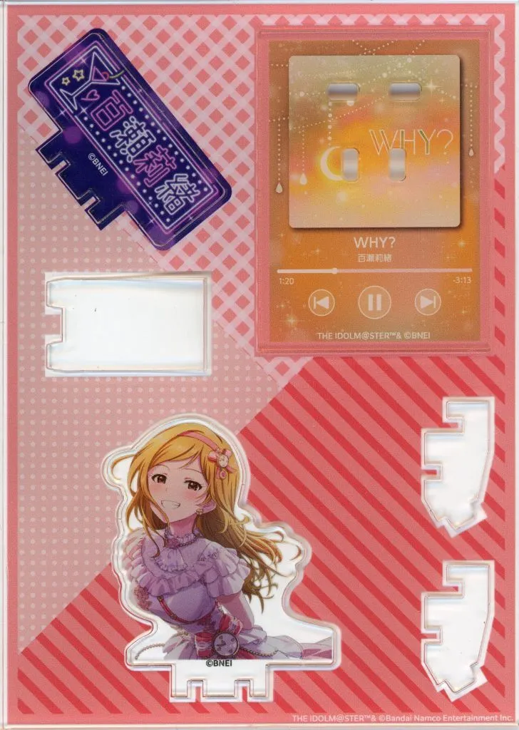WHY?/百瀬莉緒 ナウプレ♪ アクリルスタンド 「アイドルマスター ミリオンライブ!」 765 MILLION ALLSTARS SHOP in コトブキヤ秋葉原館グッズ