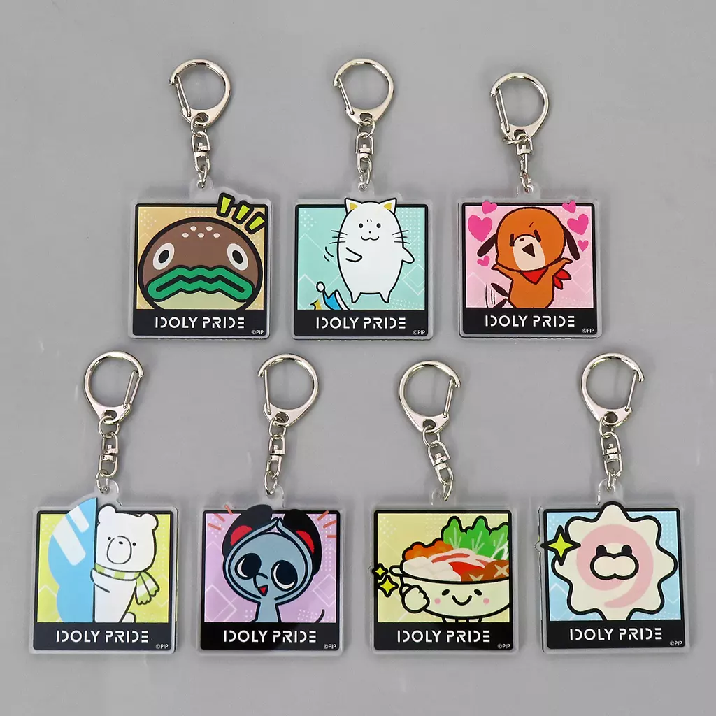全7種セット 「ゲームリリース2周年記念 IDOLY PRIDE POP UP SHOP トレーディングアクリル スタンプver」